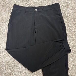 Primo Golf Jogger Pants Mens 31 Short Black Zipper Ankle Stretch Performance
